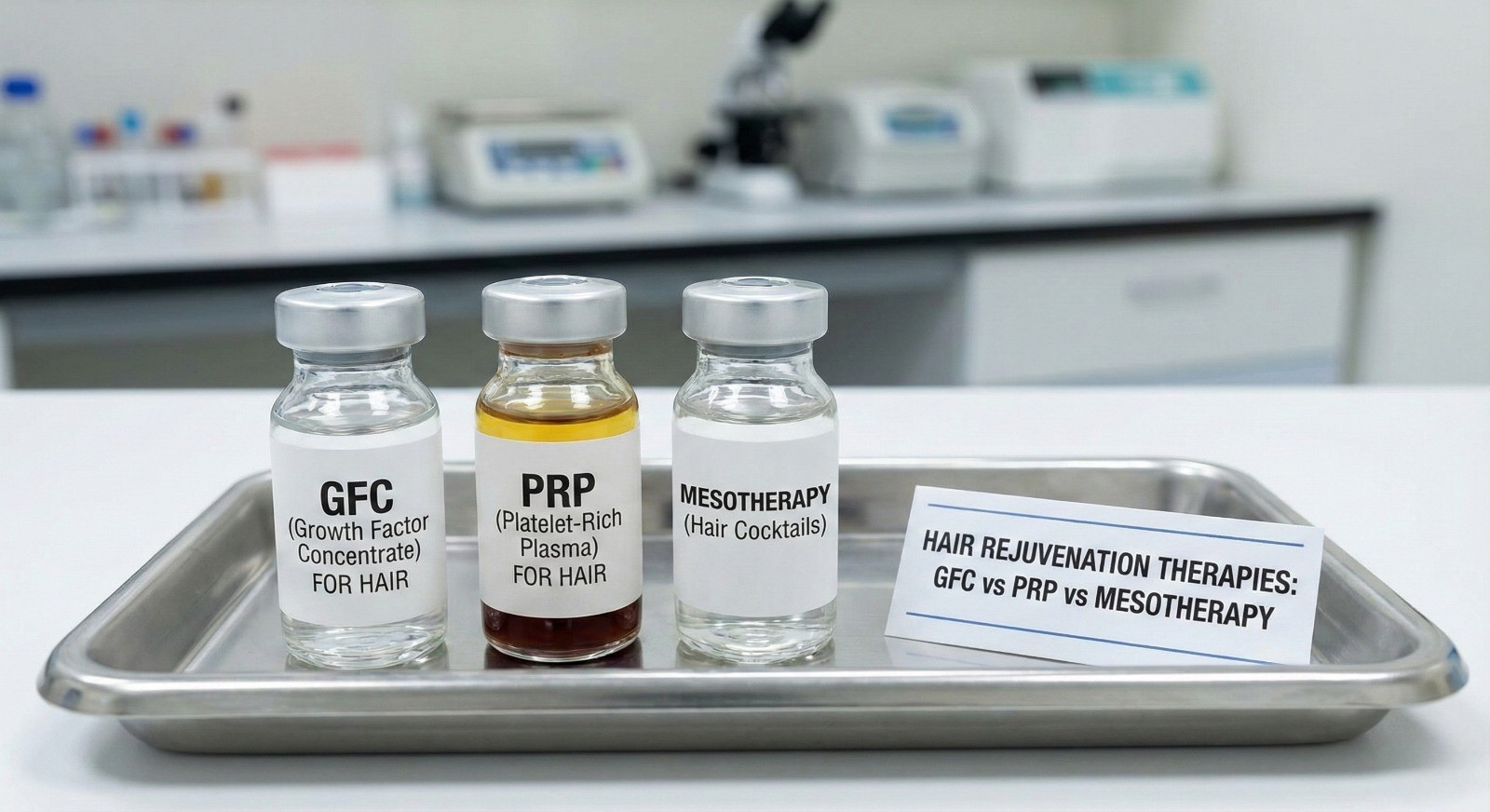 GFC vs PRP vs MESOTHERAPY for Hair